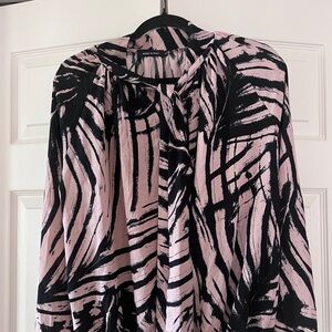 Made in Italy tie neck top